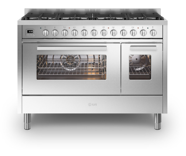 Ilve L128WMP/SS fornuis rvs - 120 cm. breed
