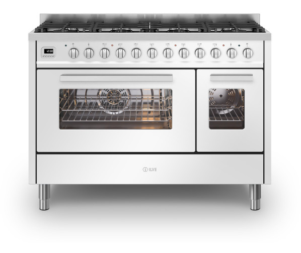 Ilve L128WMP/WH fornuis wit - 120 cm. breed