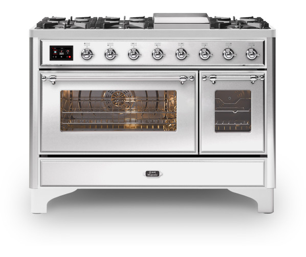 Ilve M12FDNE3/SS fornuis - rvs - 120 cm. breed