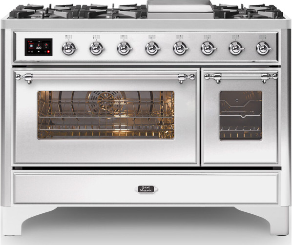 Ilve M12FDNE3/SS fornuis - rvs - 120 cm. breed