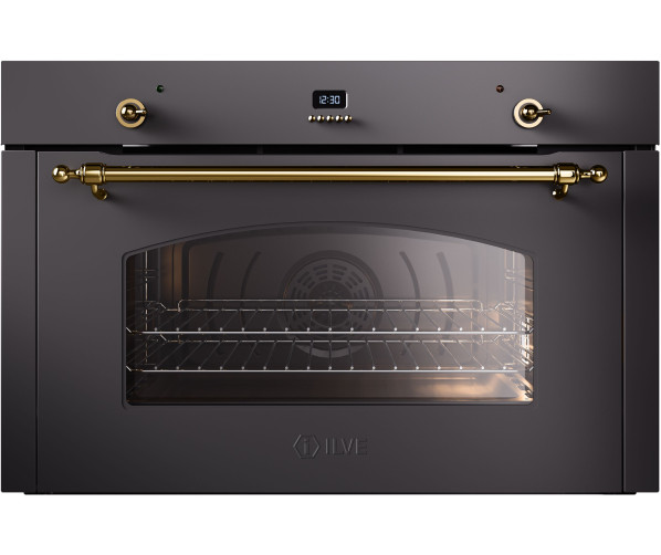 Ilve OV90SNE3/MGG oven inbouw mat grafiet - 90 cm. breed
