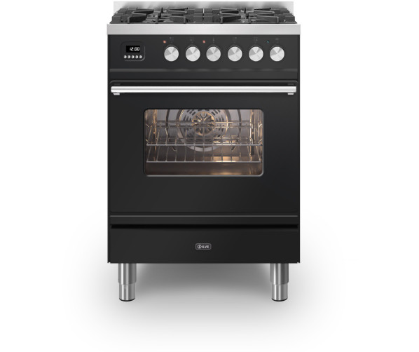 Ilve P06WE3/BK fornuis zwart - 60 cm. breed