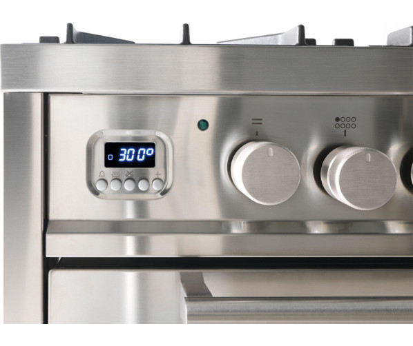 Ilve P09FWE3/BK fornuis zwart - 90 cm. breed