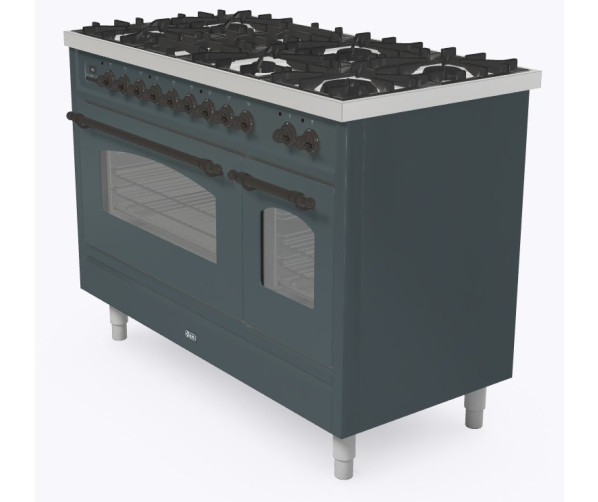 ILVE P127NE3/BGB met ruime opbergruimte onder de oven voor pannen en keukengerei