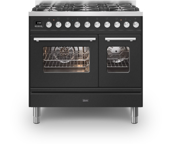 Ilve PD096WE3/MG fornuis mat grafiet - 90 cm. breed
