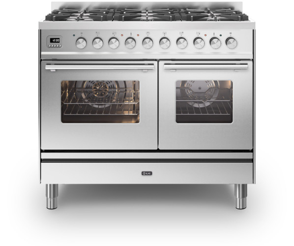 Ilve PD106WE3/SS fornuis rvs - 100 cm. breed