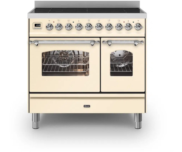 Ilve PDI096NE3/AWP fornuis inductie - chroom