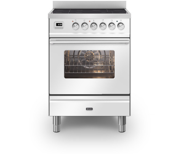 Ilve PI06WE3/WH fornuis inductie wit - 60 cm. breed