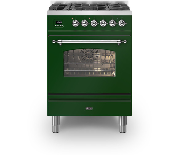 Ilve PI06NE3/EG fornuis inductie groen - 60 cm. breed