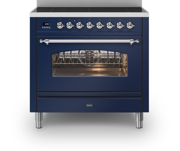 ILVE PI096NE3/MB inductie fornuis - 90 cm. - blauw