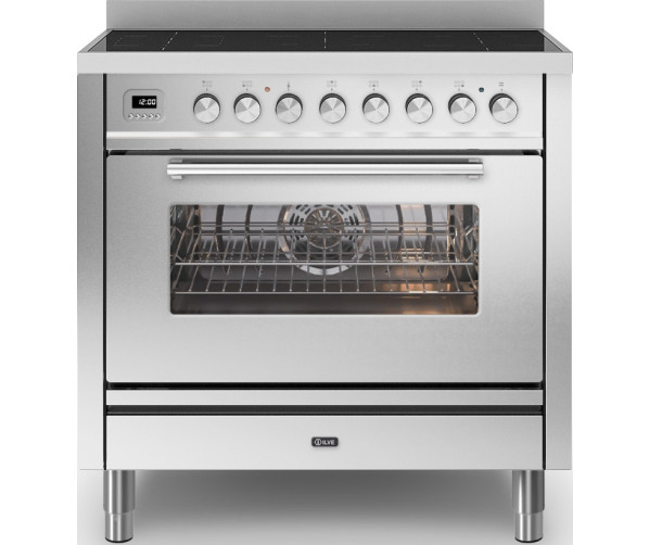 Ilve PI09WE3/SS inductie fornuis rvs - 90 cm. breed
