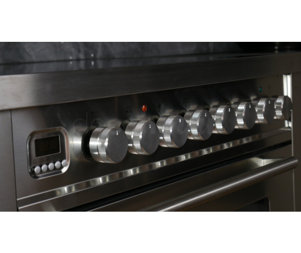 Ilve PI09WE3/SS fornuis inductie rvs - 90 cm. breed