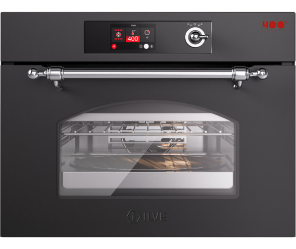 Ilve 645SNZT4/MGC inbouw oven mat grafiet/chroom - 60 cm. breed