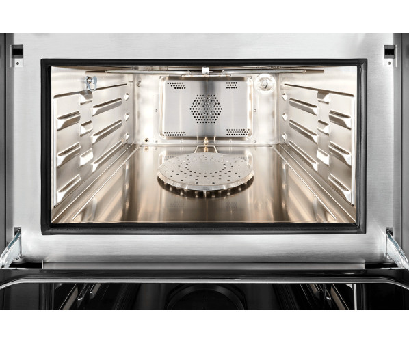 Ilve 645STCHSW/BK inbouw combi-stoomoven met magnetron - zwart