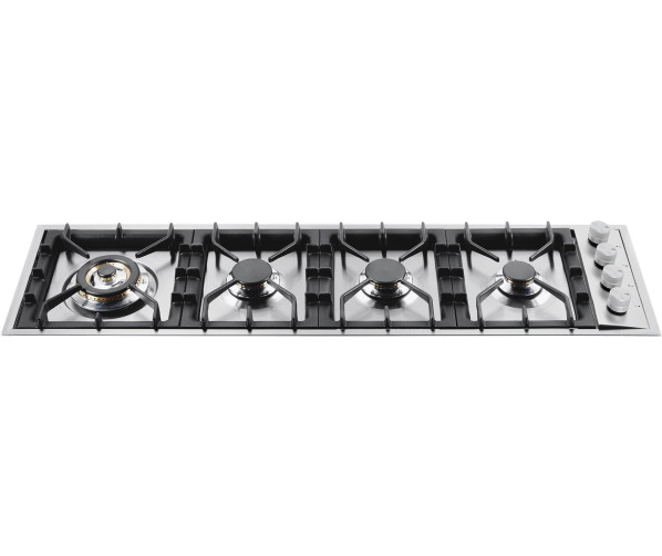 Ilve HP1230D/SS kookplaat inbouw rvs - 120 cm. breed