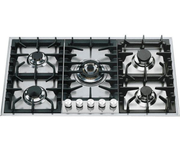 Ilve HP95C/SS kookplaat inbouw rvs - 95 cm. breed