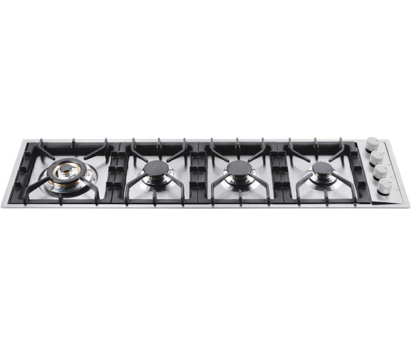 Ilve HPT1230D/SS kookplaat inbouw rvs - 120 cm. breed