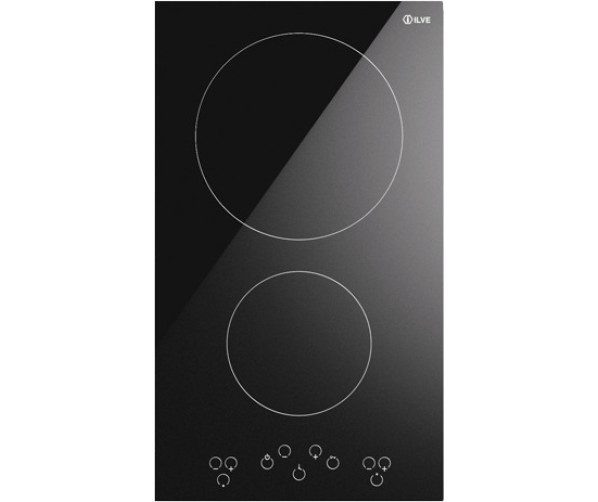 Ilve KHVI32TC kookplaat inductie inbouw zwart - 30 cm. breed