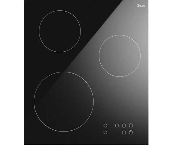 Ilve KHVI45TC kookplaat inductie inbouw zwart - 45 cm. breed