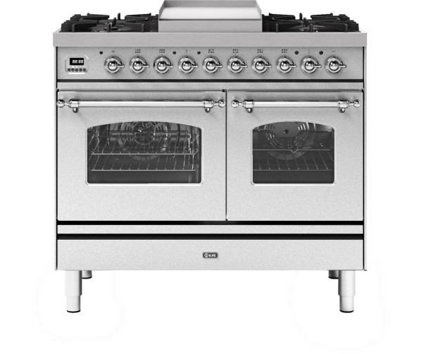 Ilve PD10FNE3/SS fornuis rvs - 100 cm. breed