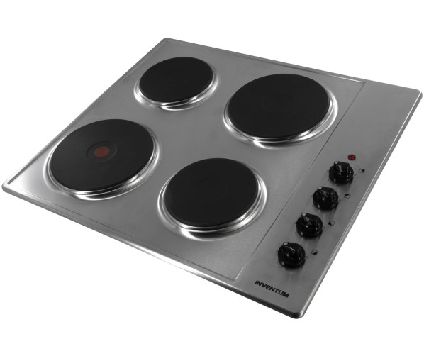 Inventum IKE6010RVS inbouw elektrische kookplaat - roestvrijstaal