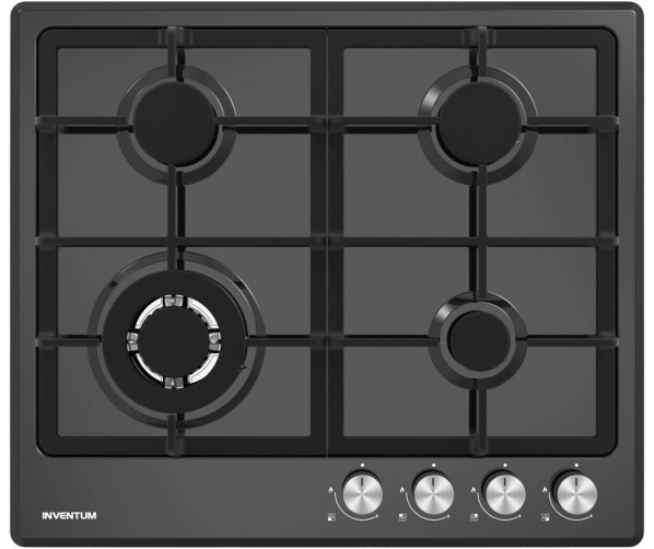 Inventum IKG6024WGZWA inbouw gaskookplaat - zwart