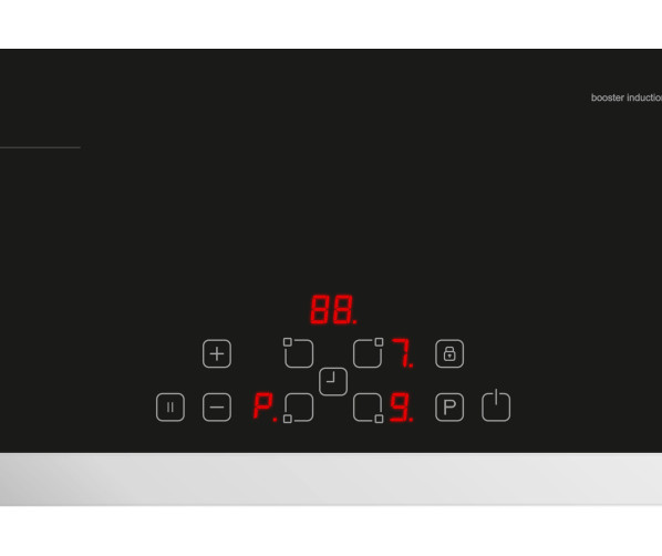 Praktisch is de tiptoets bediening op de Inventum IKI6032. Deze wordt ondersteund met een display waarop de ingeschakelde stand wordt weergegeven.