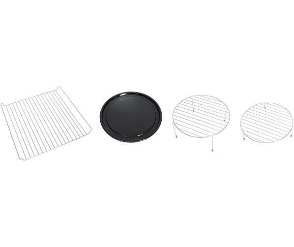 Deze accessoires worden standaard meegeleverd bij de Inventum IMC6144RK combi-magnetron inbouw