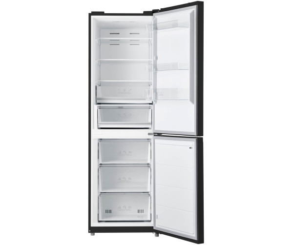 Inventum KV1850B koelkast - koel/vriescombinatie - zwart