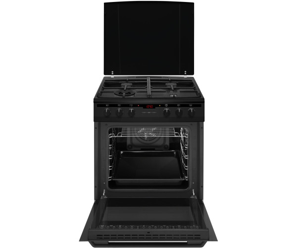 Inventum VFG6034WGZWA gas fornuis - mat-zwart