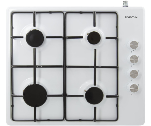 Inventum VKG6008WIT vrijstaande gas kookplaat - wit