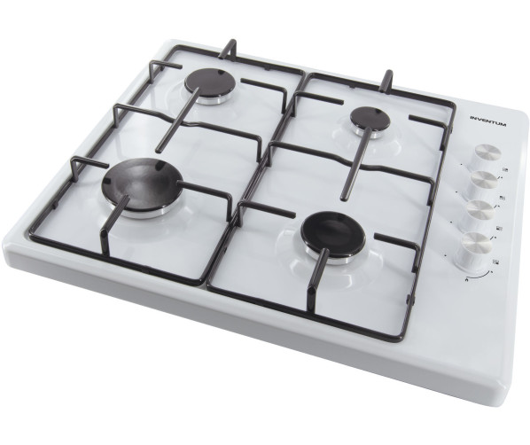 Inventum VKG6008WIT vrijstaande gas kookplaat - wit