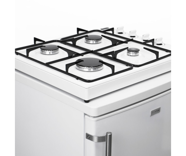 Inventum VKG6010WIT vrijstaande gas kookplaat