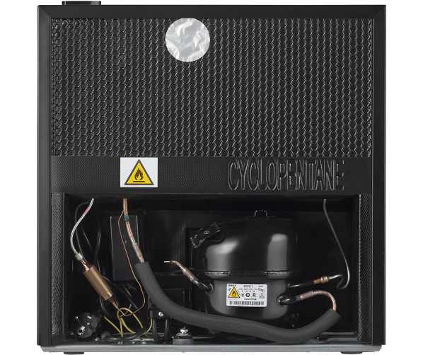 Inventum VR470B compacte vrieskast - zwart