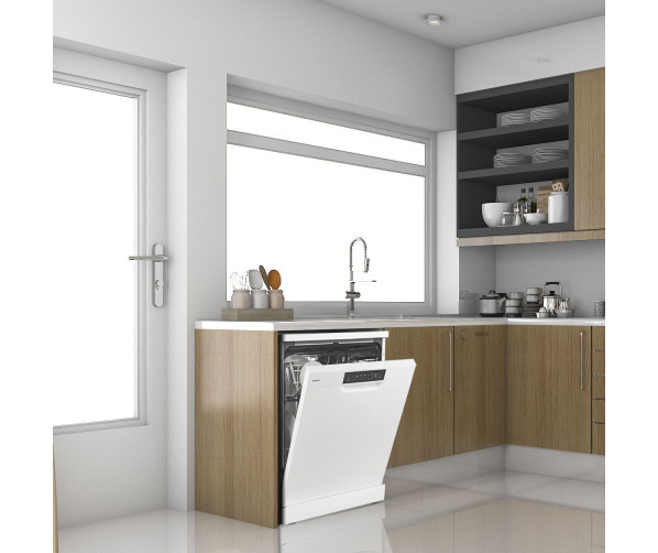 Inventum VVW6008AW vrijstaande vaatwasser - wit