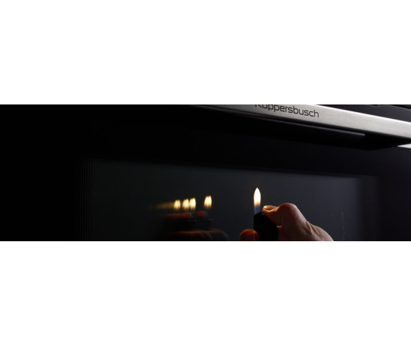 Volledig glazen binnendeur op de Kuppersbusch CBM6550.0W