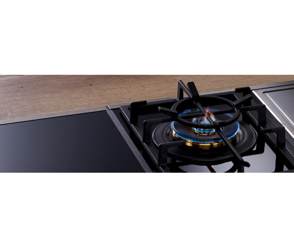Elektrische ontsteking met een hand bediening op de Kuppersbusch GMS7651.0E