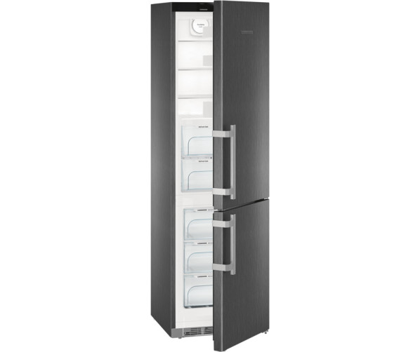De Liebherr CBNbs4815 koelkast BlackSteel beschikt over de NoFrost en BioFresh functies