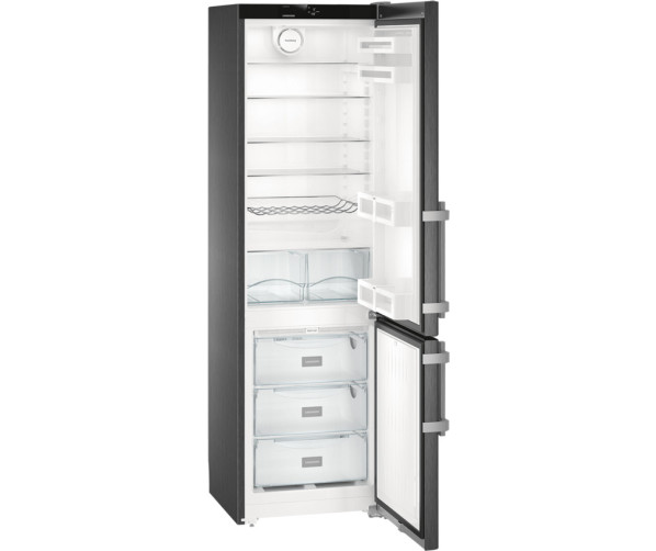 Het interieur van de Liebherr CNbs4015 koelkast BlackSteel