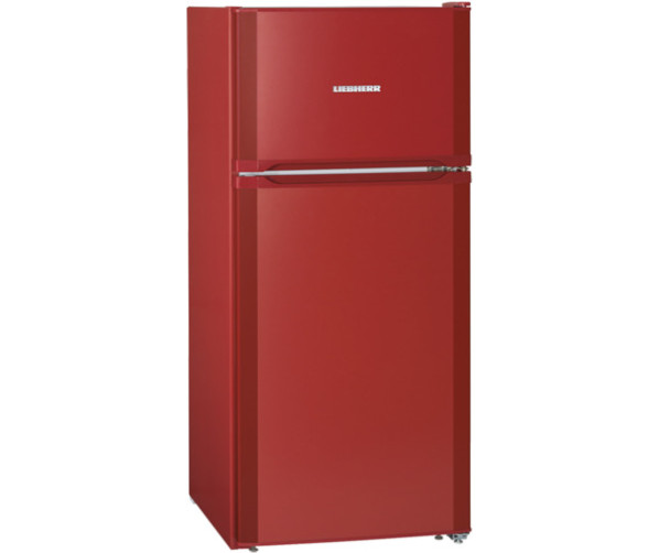 De buitenzijde van de Liebherr CTPfr2121 koelkast rood