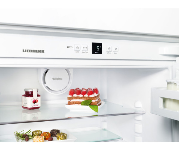 het bedieningspaneel van de Liebherr ICUNS3324 inbouw koelkast