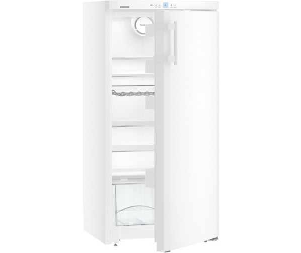 De Liebherr K2630 koelkast kastmodel is te bedienen via het display aan de bovenzijde