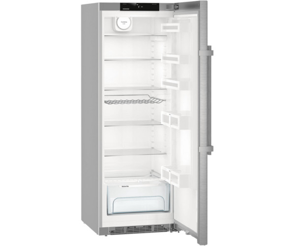 Het interieur van de Liebherr Kef3710 koelkast rvs