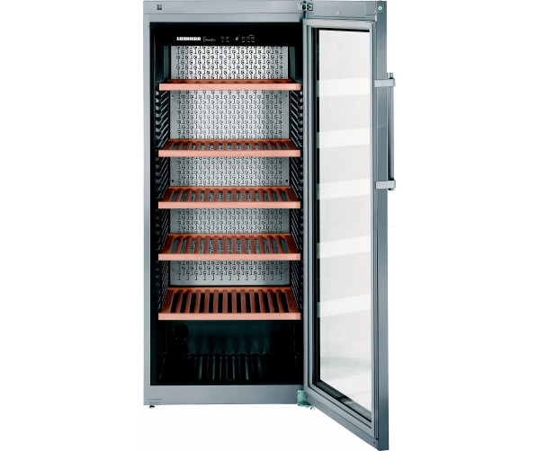 De Liebherr WKes4552 wijnkoelkast is voorzien van isolerend glas met UV-coating
