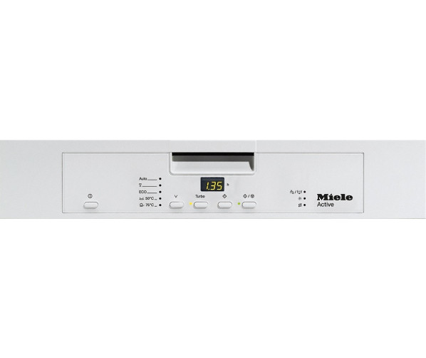 Bedieningspaneel van de Miele G4203 U Active BW onderbouw vaatwasser