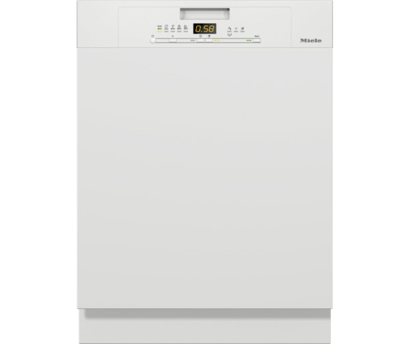 Miele G5022I inbouw vaatwasser - half geïntegreerd met wit bedieningspaneel