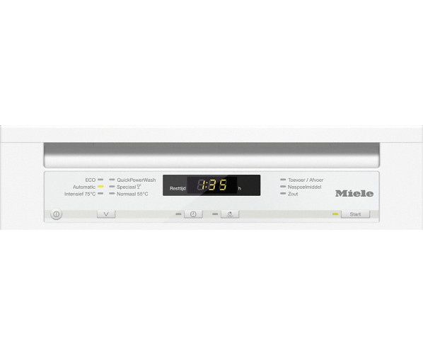 Bedieningspaneel van de Miele G 4720 SCi BW vaatwasser inbouw