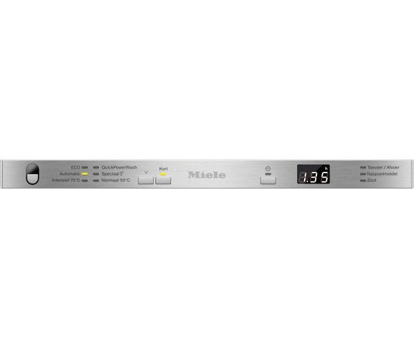 Bedieningspaneel van de Miele G 4780 SCVi vaatwasser inbouw