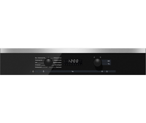 Bedieningspaneel van de Miele H 6100 B oven rvs inbouw
