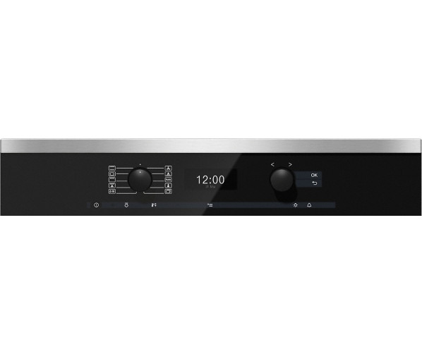 Bedieningspaneel van de Miele H 6360 B oven rvs inbouw